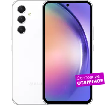 Смартфон Samsung Galaxy A54 6/128 GB Белый "Отличное состояние"
