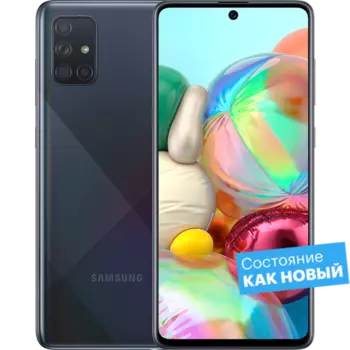 Смартфон Samsung Galaxy A71 128GB Черный "Как новый"