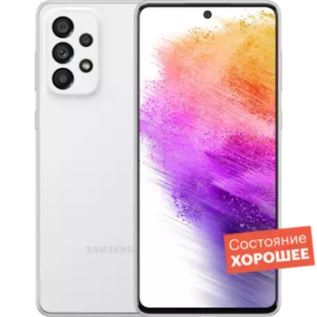 Смартфон Samsung Galaxy A73 5G 128GB Белый "Хорошее состояние"