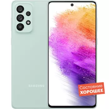 Смартфон Samsung Galaxy A73 5G 128GB Зеленый "Хорошее состояние"