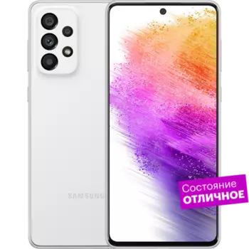 Смартфон Samsung Galaxy A73 5G 256GB Белый "Отличное состояние"