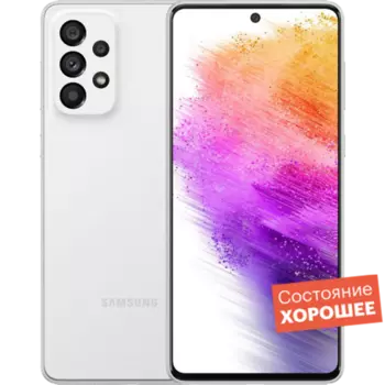 Смартфон Samsung Galaxy A73 5G 256GB Белый "Хорошее состояние"