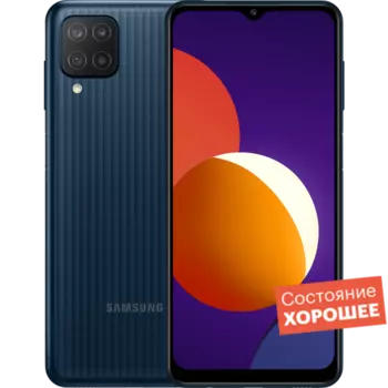 Смартфон Samsung Galaxy M12 32GB Черный "Хорошее состояние"