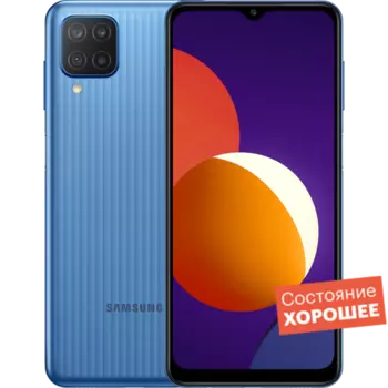 Смартфон Samsung Galaxy M12 32GB Синий "Хорошее состояние"