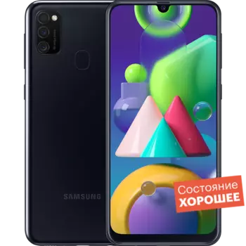 Смартфон Samsung Galaxy M21 64GB Черный "Хорошее состояние"