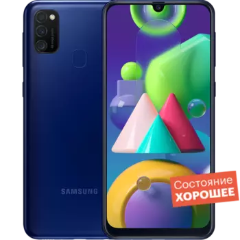 Смартфон Samsung Galaxy M21 64GB Синий "Хорошее состояние"
