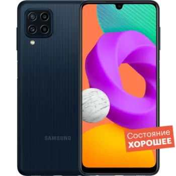 Смартфон Samsung Galaxy M22 128GB Черный "Хорошее состояние"