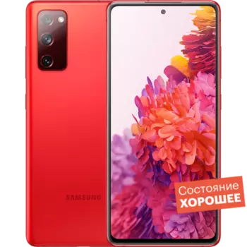 Смартфон Samsung Galaxy S20 FE 2021 128GB Красный "Хорошее состояние"