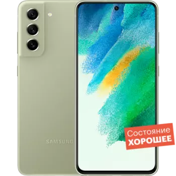 Смартфон Samsung Galaxy S21 FE 256GB Зеленый "Хорошее состояние"