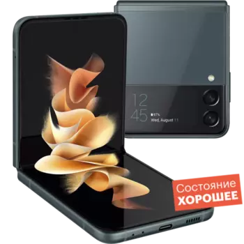 Смартфон Samsung Galaxy Z Flip3 5G 256GB Зеленый "Хорошее состояние"