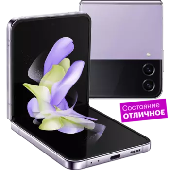 Смартфон Samsung Galaxy Z Flip4 5G 8/256GB Лавандовый "Отличное состояние"