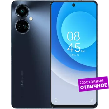 Смартфон TECNO Camon 19 Pro 128GB Эко-черный "Отличное состояние"