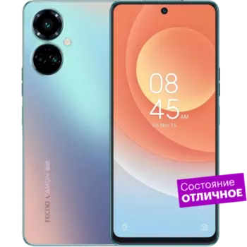 Смартфон TECNO Camon 19 Pro 128GB Полярный синий "Отличное состояние"