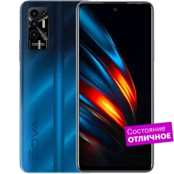 Смартфон TECNO Pova 2 128GB Синий "Отличное состояние"