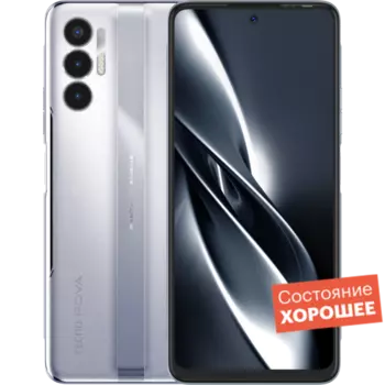 Смартфон TECNO Pova 3 128GB Серебряный "Хорошее состояние"