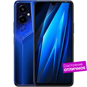 Смартфон TECNO Pova 4 128GB Голубой "Отличное состояние"