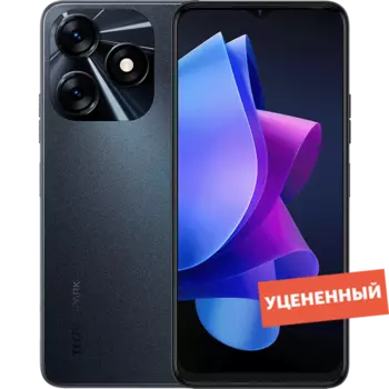 Смартфон TECNO Spark 10 8/128GB Черный, уцененный товар уцененный товар