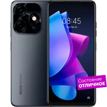 Смартфон TECNO Spark 10C 4/64GB Черный "Отличное состояние"