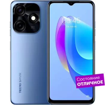 Смартфон TECNO Spark 10C 4/64GB Синий "Отличное состояние"