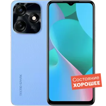 Смартфон TECNO Spark 10C 4/64GB Синий "Хорошее состояние"
