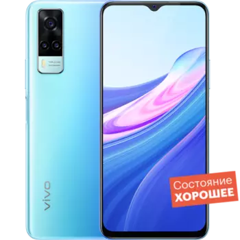 Смартфон Vivo Y31 128GB Голубой океан "Хорошее состояние"