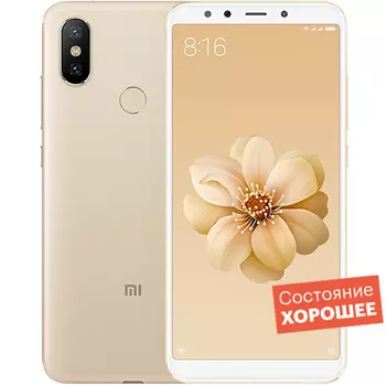 Смартфон Xiaomi Mi A2 32GB Gold "Хорошее состояние"