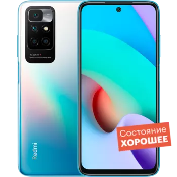 Смартфон Xiaomi Redmi 10 64GB Sea Blue "Хорошее состояние"
