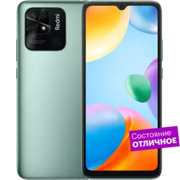 Смартфон Xiaomi Redmi 10C 3/64GB Mint Green "Отличное состояние"