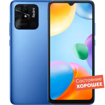 Смартфон Xiaomi Redmi 10C 4/64GB Ocean Blue "Хорошее состояние"