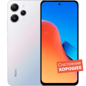 Смартфон Xiaomi Redmi 12 128 GB Polar Silver "Хорошее состояние"