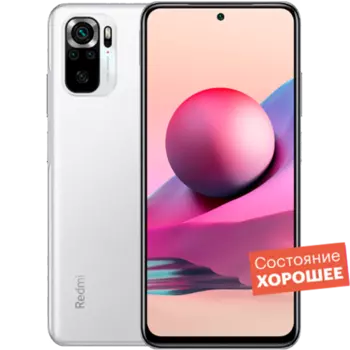 Смартфон Xiaomi Redmi Note 10S 128GB Pebble White "Хорошее состояние"