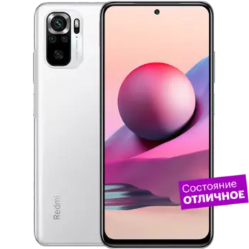Смартфон Xiaomi Redmi Note 10S 128GB Pebble White "Отличное состояние"