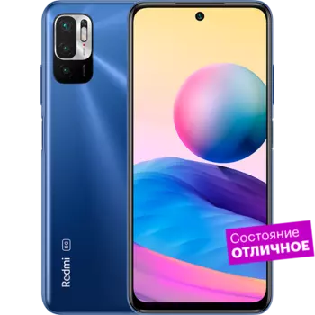 Смартфон Xiaomi Redmi Note 10T 4/128GB Nighttime Blue "Отличное состояние"