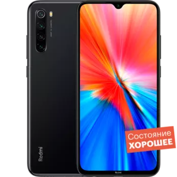 Смартфон Xiaomi Redmi Note 8 2021 128GB Space Black "Хорошее состояние"