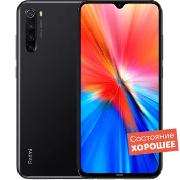 Смартфон Xiaomi Redmi Note 8 2021 64GB Space Black "Хорошее состояние"