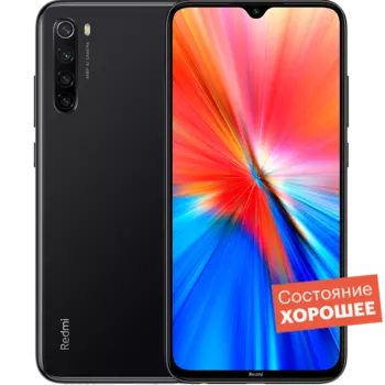 Смартфон Xiaomi Redmi Note 8 2021 64GB Space Black "Хорошее состояние"