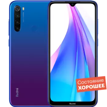Смартфон Xiaomi Redmi Note 8T 64GB Starscape Blue "Хорошее состояние"