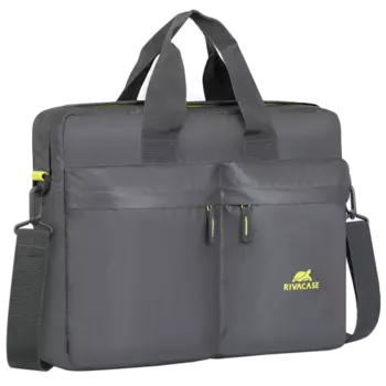 Сумка для ноутбука RIVACASE 5532 16", полиэстер, серая