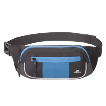 Сумка на пояс RIVACASE для мобильных устройств 5215, нейлон, черная
