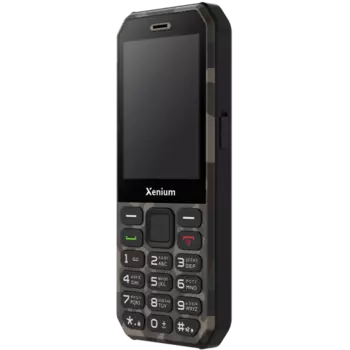 Телефон Xenium X300 (CTX300), зеленый камуфляж