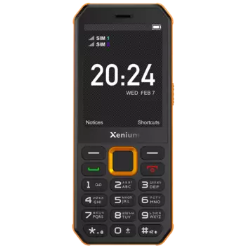 Телефон Xenium X300, Black Orange