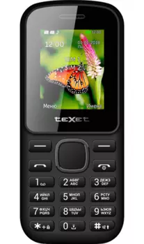 Телефон Texet TM-130 Черно-красный
