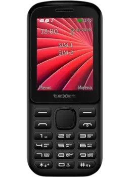 Телефон Texet TM-218 Черно-красный