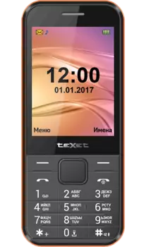 Телефон Texet TM-302 Черно-красный