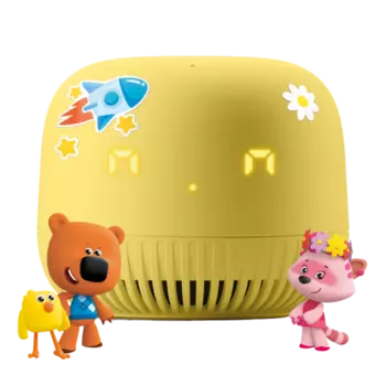 Умная колонка VK Капсула Нео с голосовым помощником Марусей, желтый VKSP11YL