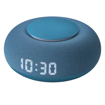 Умная колонка VK Капсула Мини с голосовым помощником Марусей, морской синий MRC02BL