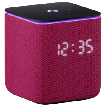 Умная колонка Яндекс Станция Миди с Алисой, малиновый