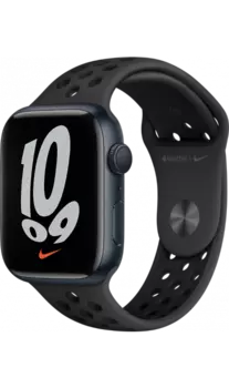 Умные часы Apple Watch Nike Series 7, 41 мм, тёмная ночь