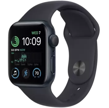 Умные часы Apple Watch SE2, 40 мм, S/M, Sport band, Midnight Aluminium