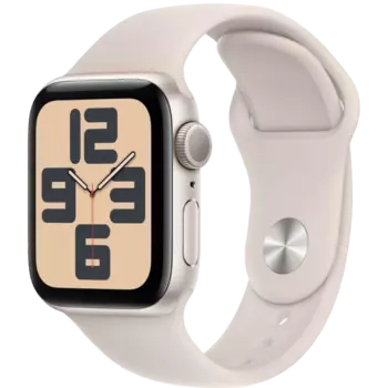 Умные часы Apple Watch SE 2023, 40mm, Starlight Aluminium Case with Starlight Sport Loop, One size (MR9W3QR/A)